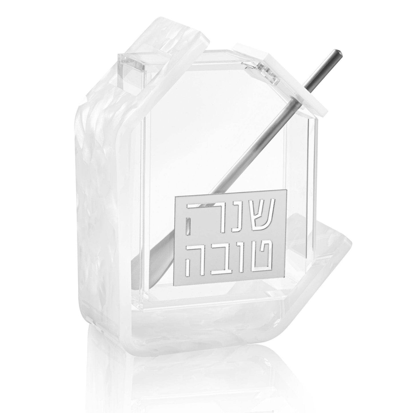 Waterdale Collection - Pearlstone Honey Dish: Silver