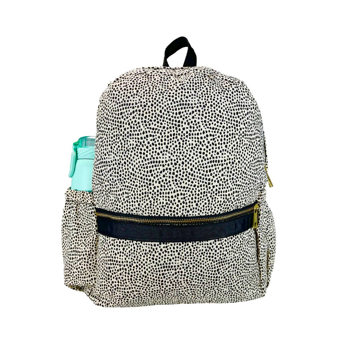 Mint - Cheetah Seersucker Medium Backpack w/ Pocket | Mint