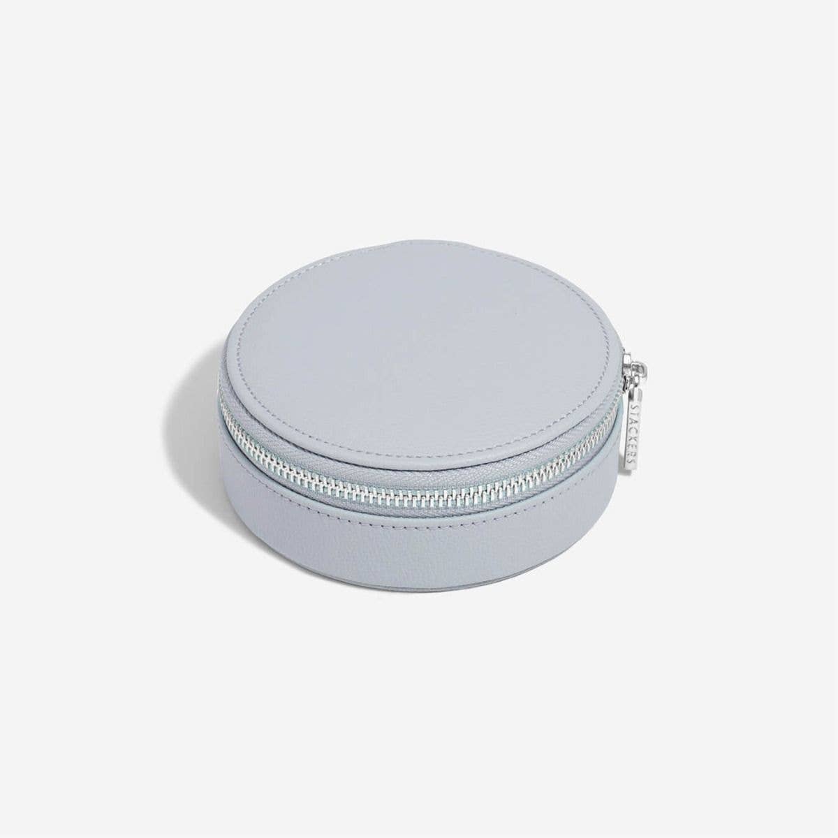 Stackers - Lavender Round Zipped Travel Jewellery Box