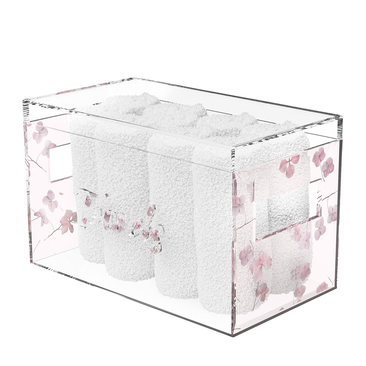 Hydrangea Towel Box