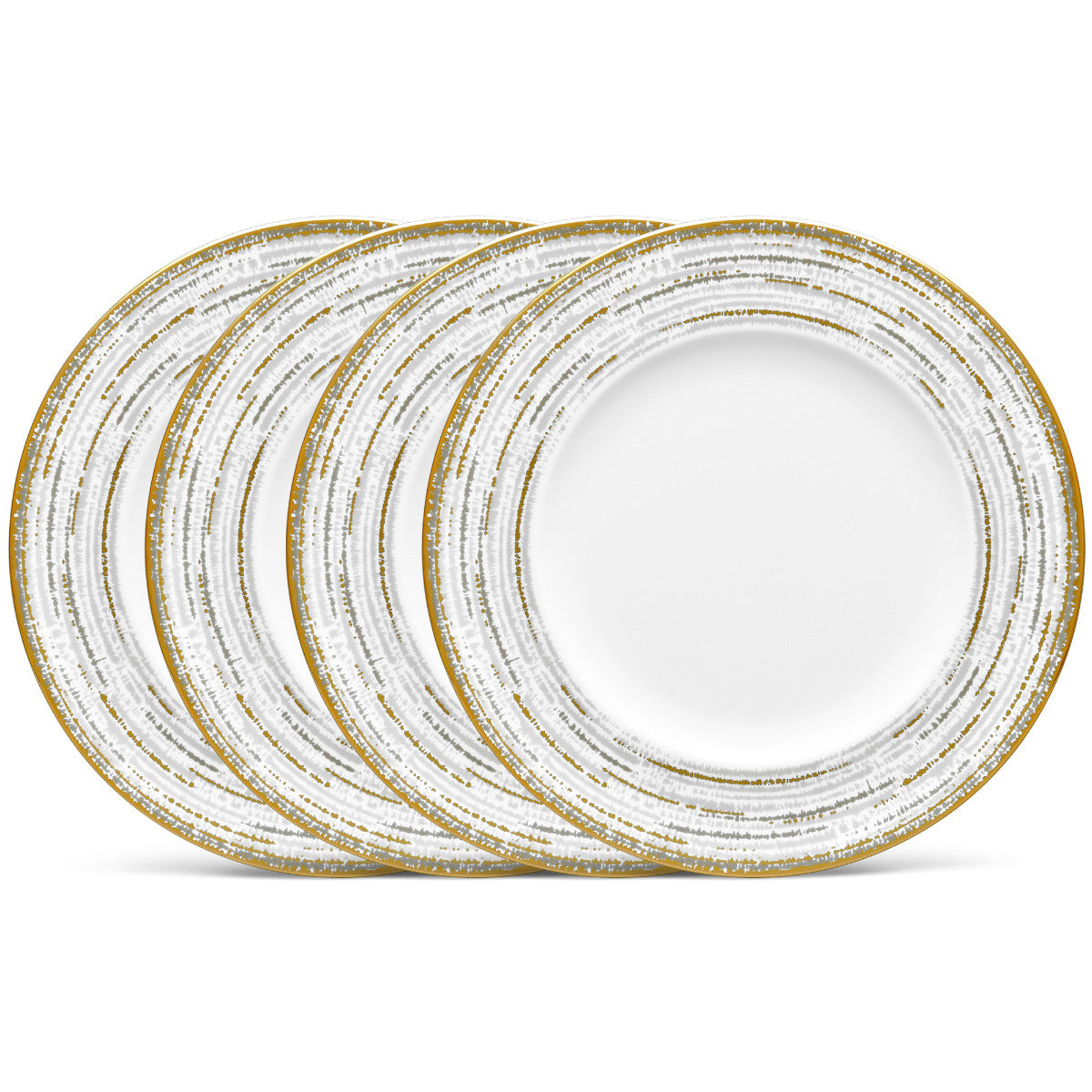 Accent Plate, 9 3/4", Set of 4: Haku
