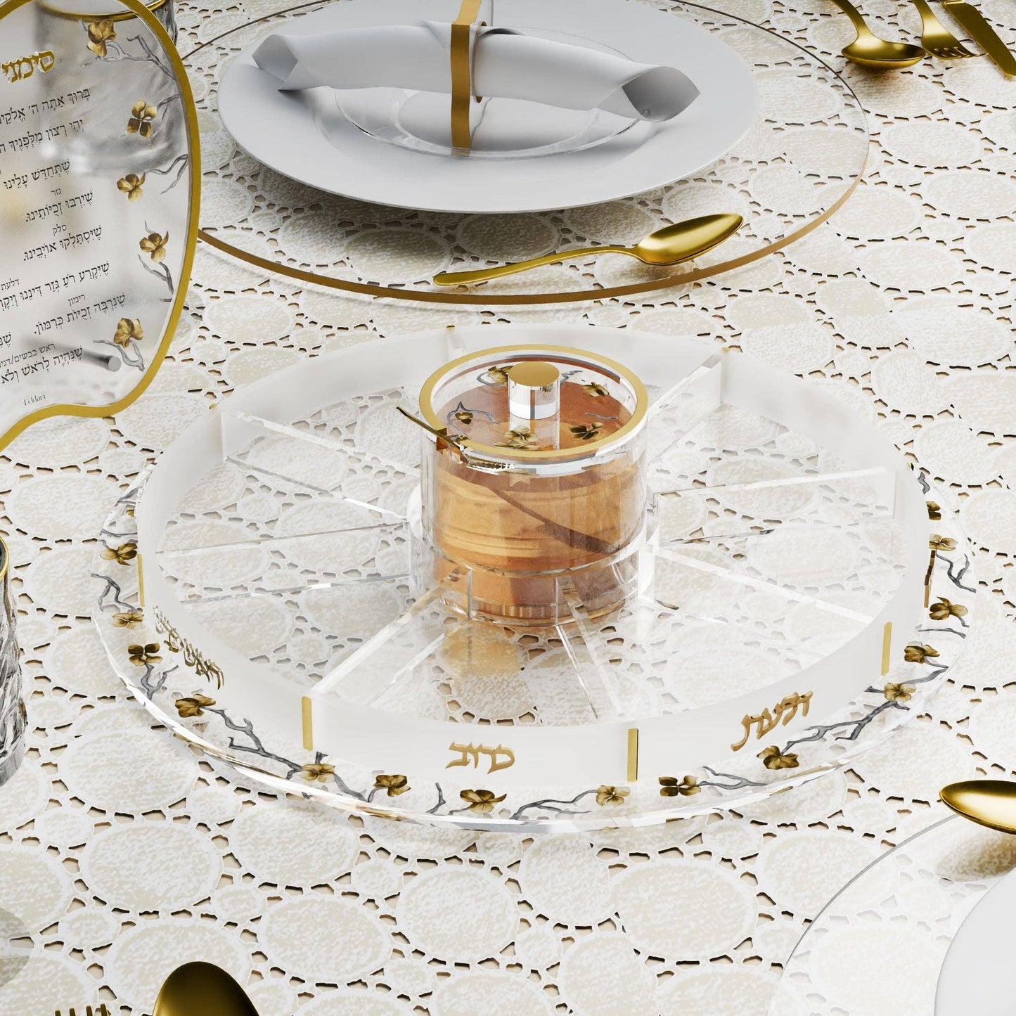 Feldart - Honeycomb Simanim Tray