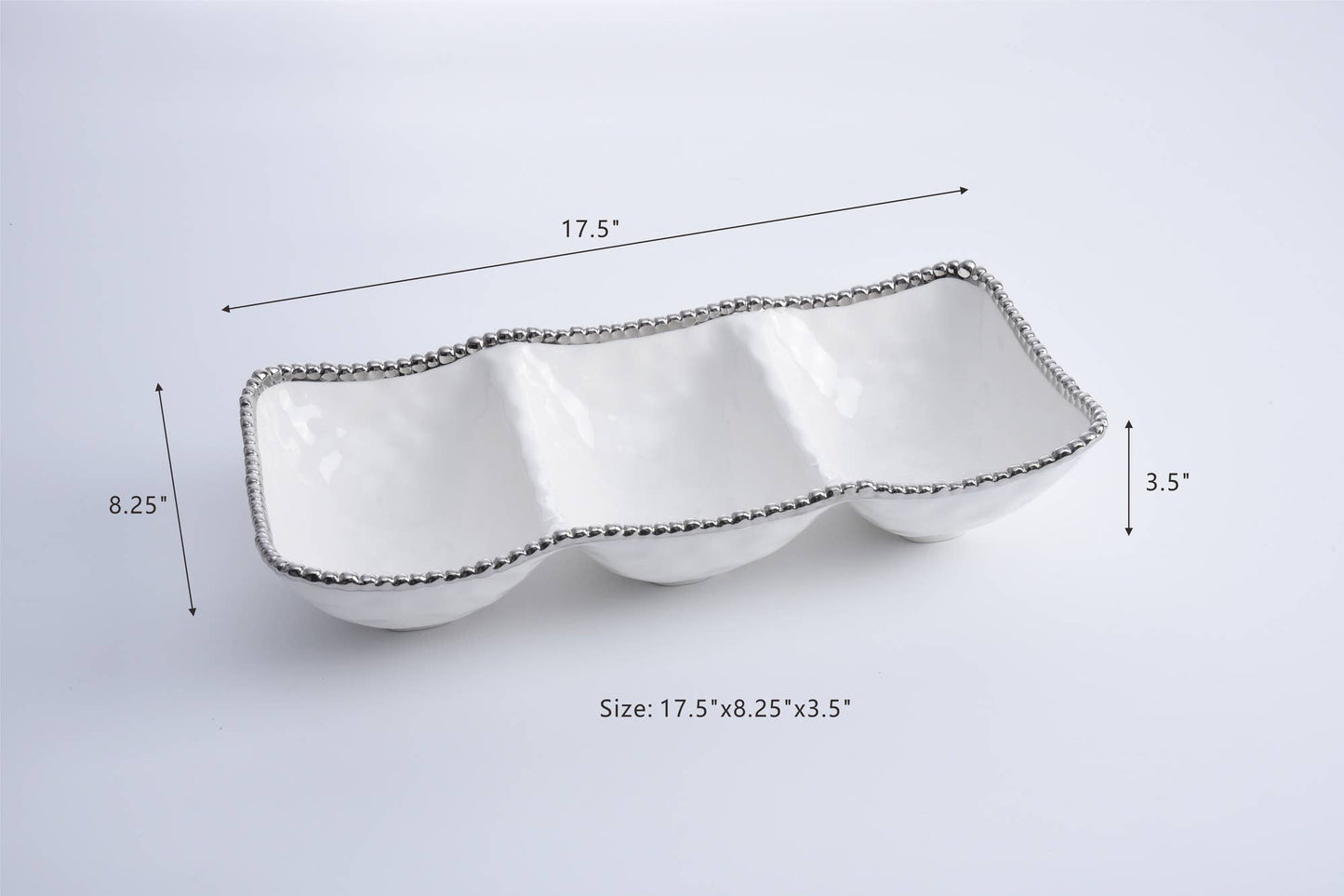 Pampa Bay - 3-Section Serving Piece