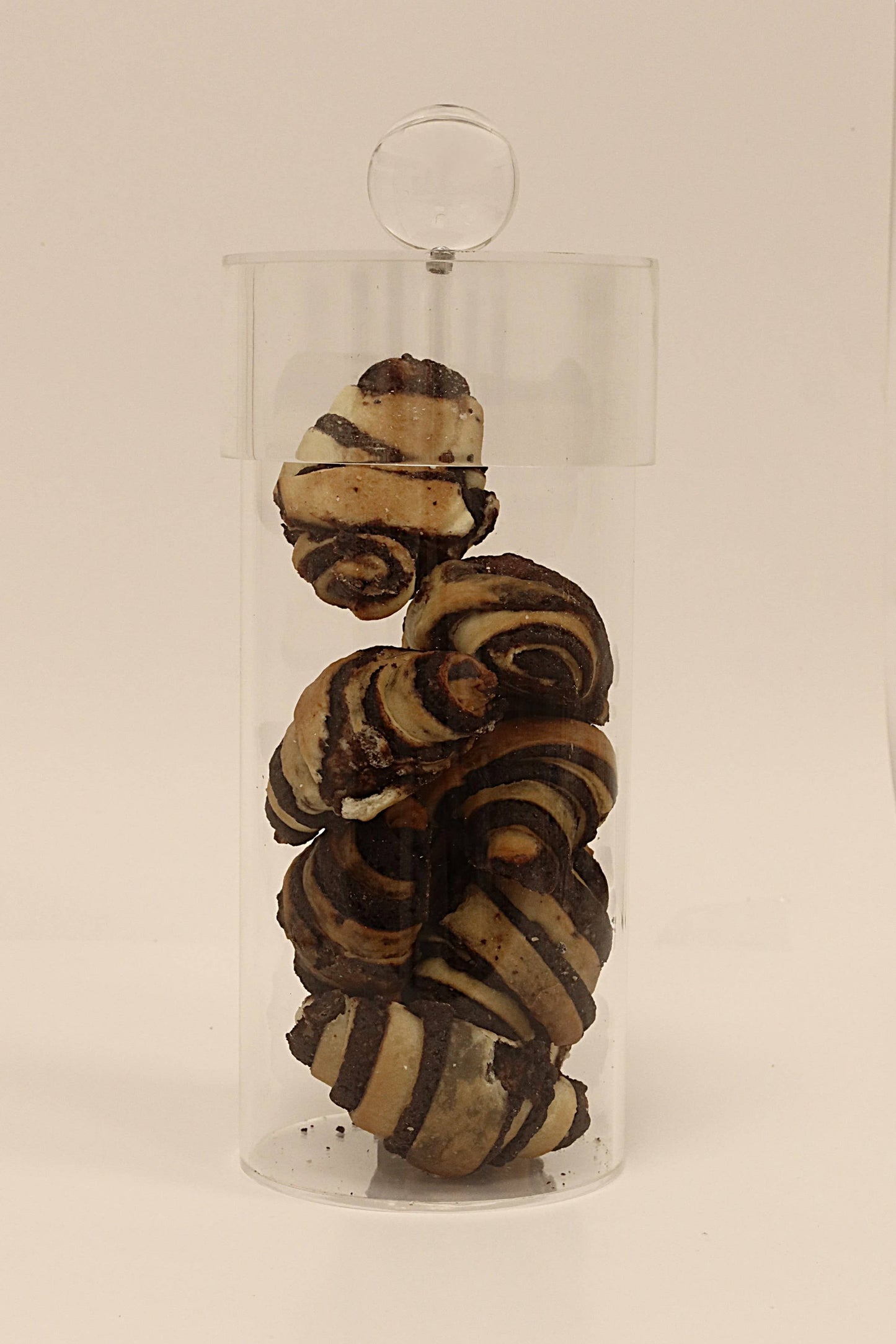 VIVIENCE - Acrylic Canister with Clear Ball Knob