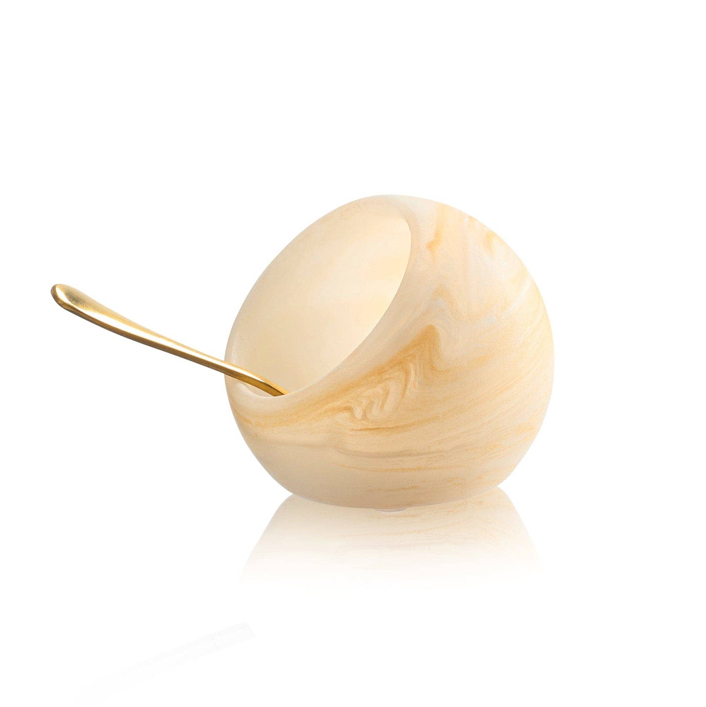 Waterdale Collection - Resin Salt Cellar: Marble