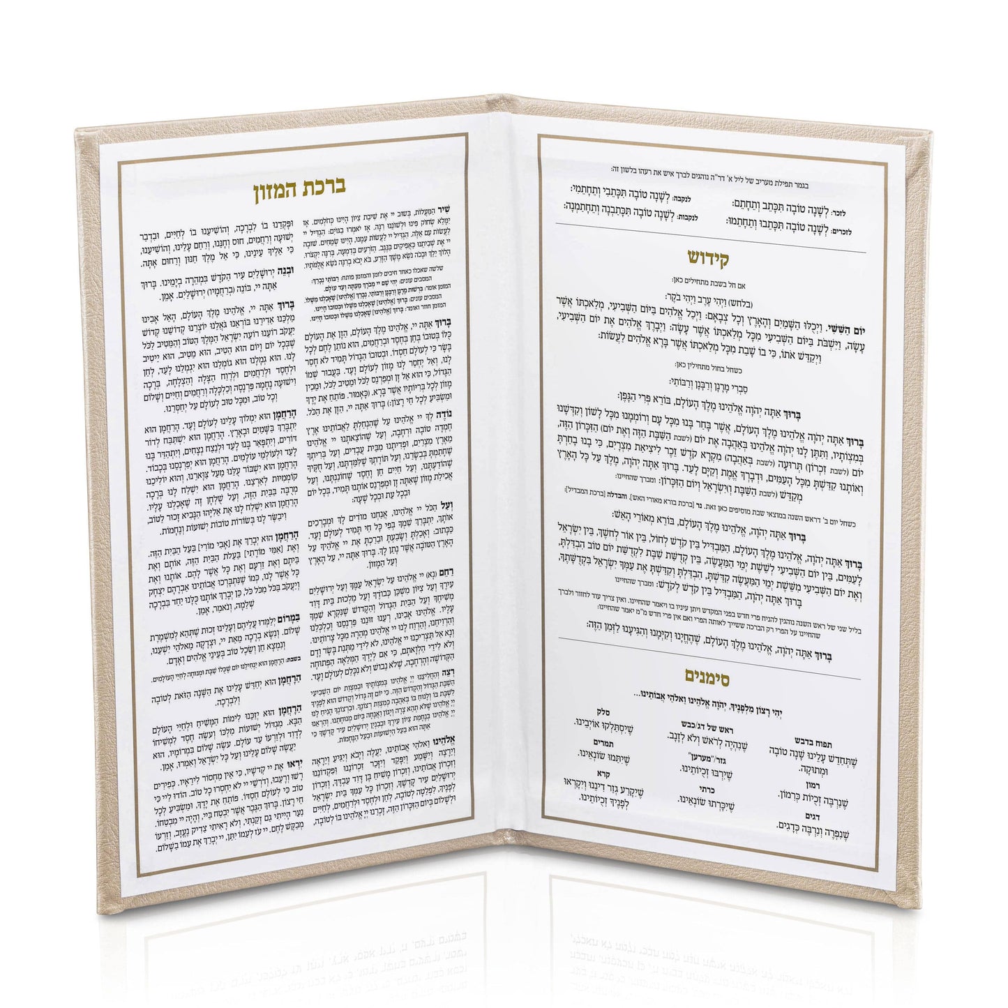 Waterdale Collection - Leather Rosh Hashana Booklet