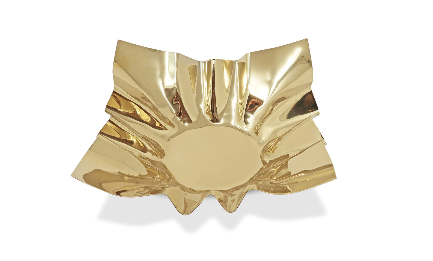 VIVIENCE - Square Bowl, 12.25": Silver