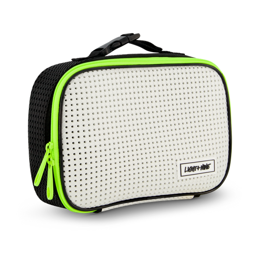 Light + Nine - Insulated Lunch Tote Neon Lime