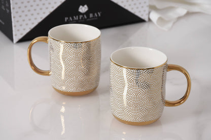 Pampa Bay - Set of 2 Dotted Mugs