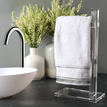 Waterdale Collection - Finger Towel Stand: Clear