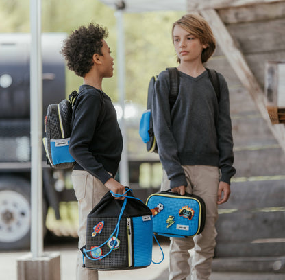 Light + Nine - SOPHY DRAWSTRING BACKPACK ELECTRIC BLUE