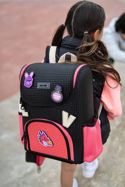 Light + Nine - Customizable Foldable Student School Backpack by Light+Nine