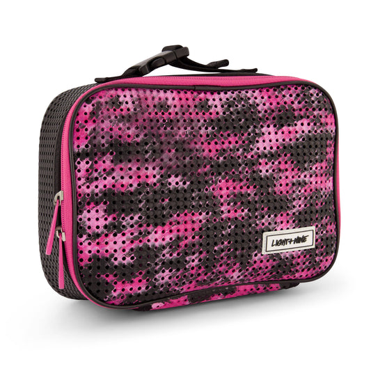 Light + Nine - Insulated Lunch Tote Pink Camo
