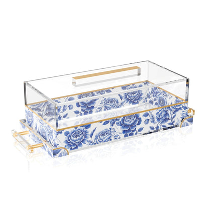 Feldart LLC - Maison Bloom Cake Log Holder & Tray