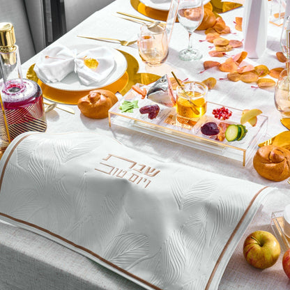 Waterdale Collection - Suspended Simanim Tray Card Set: Gold