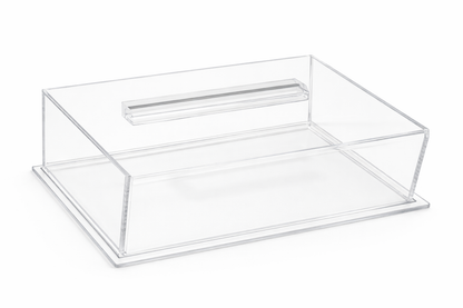 TAJ Designs Short Cake Dome Clear 6x10x3.5 Inches