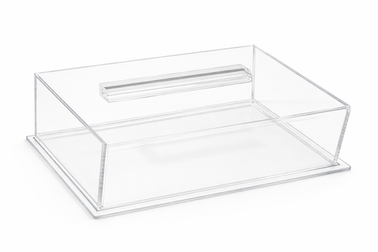 TAJ Designs Short Cake Dome Clear 6x10x3.5 Inches