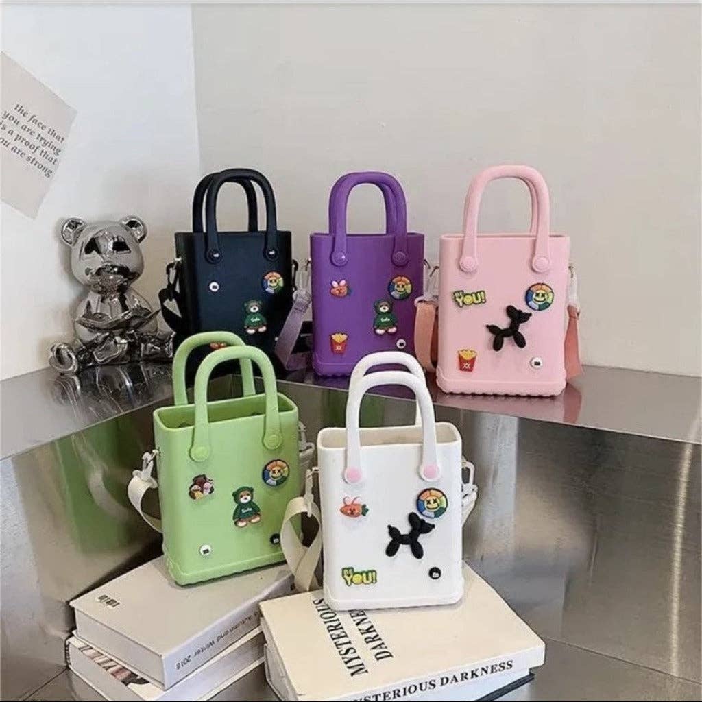 CrocBagg - MiniBaggs: White / One Size