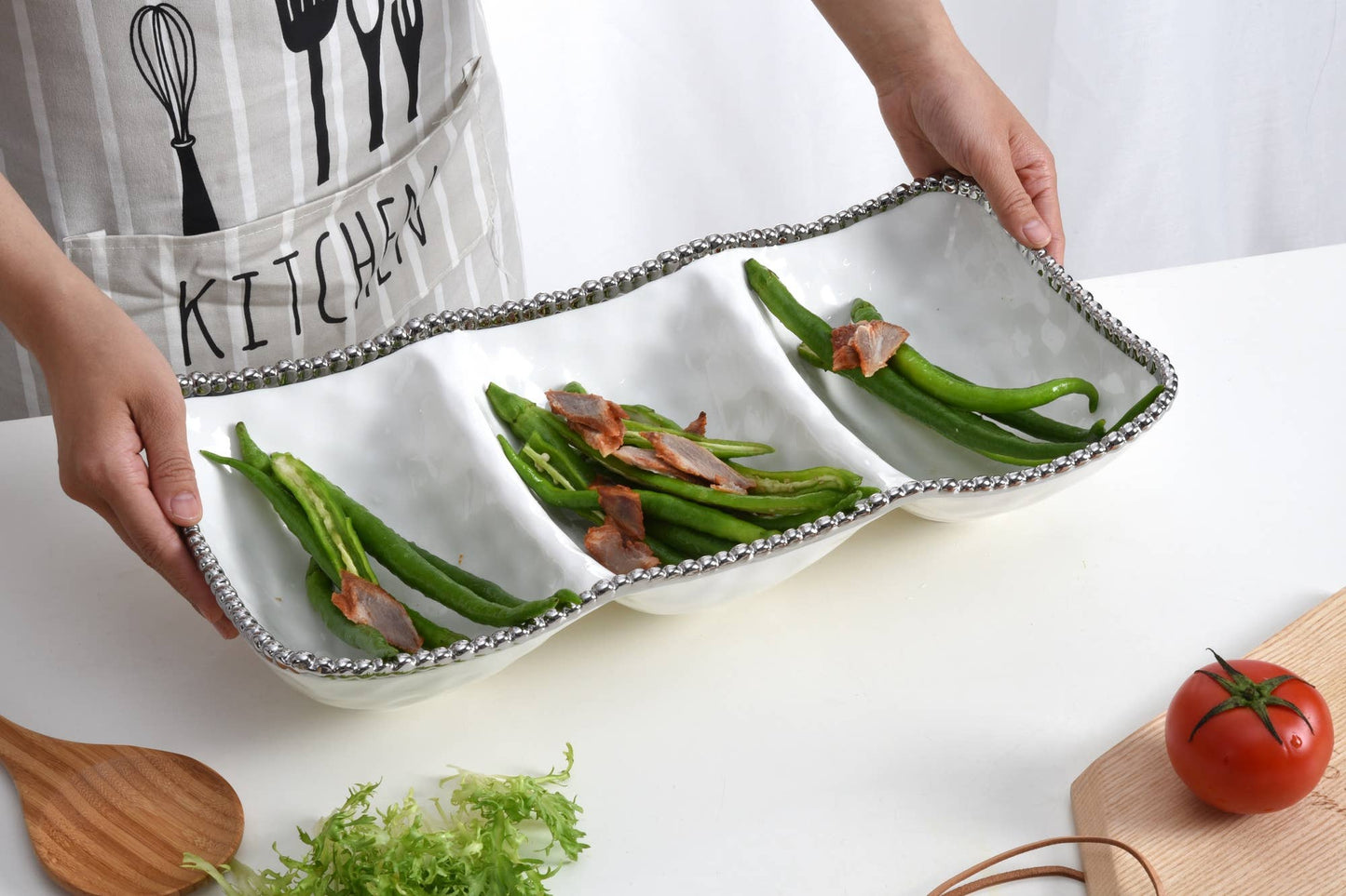 Pampa Bay - 3-Section Serving Piece