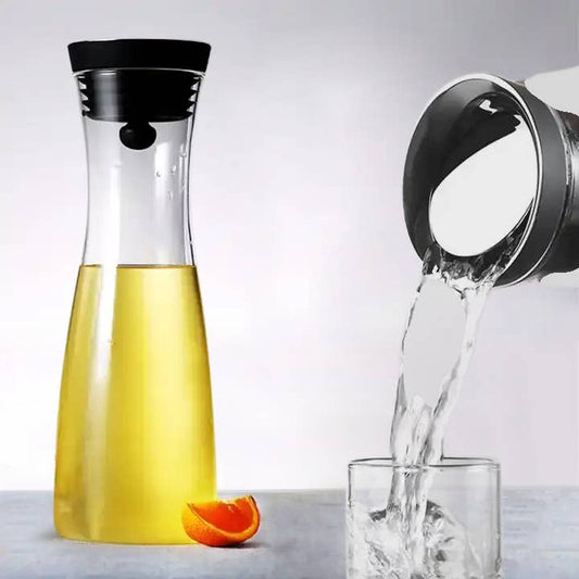 Krifts Products - Glass Carafe with Smart Lid 44 OZ 1.3L