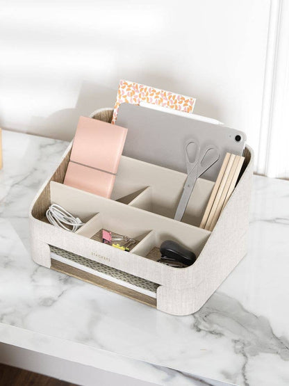 Stackers - Desk Organiser Set - Oatmeal & Linen