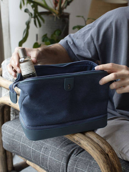 Stackers - Blue Canvas Doctors Style Washbag
