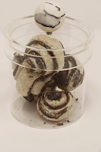 VIVIENCE - Acrylic Canister with Clear Ball Knob