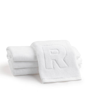 Waterdale Collection - Initial Embossed Finger Towel