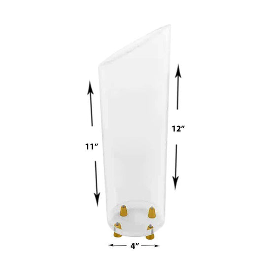 Krifts Products - Acrylic Vase on Gold Legs