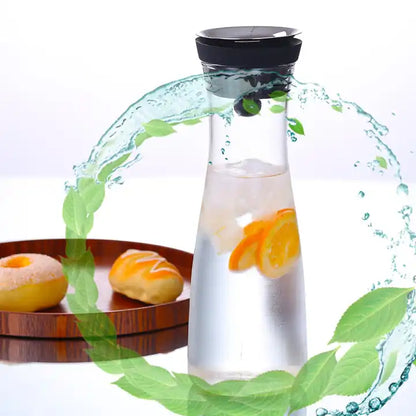 Krifts Products - Glass Carafe with Smart Lid 44 OZ 1.3L