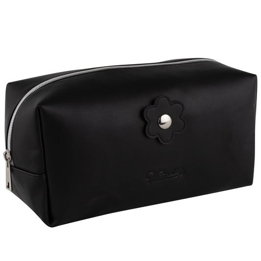 Waterdale Collection - Cosmetic Bag: Black / Smooth