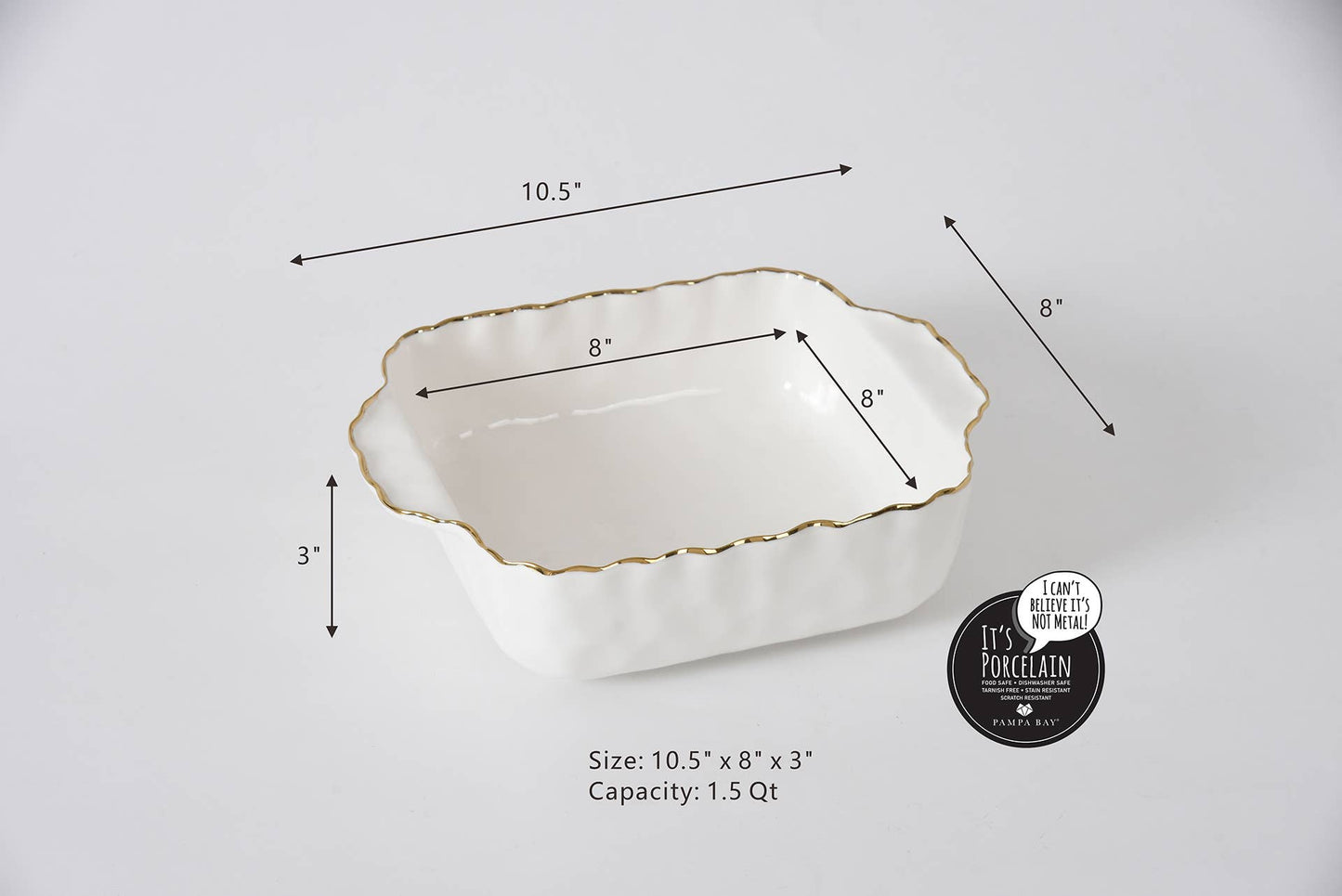 Pampa Bay - 8" x 8" Square Baking Dish