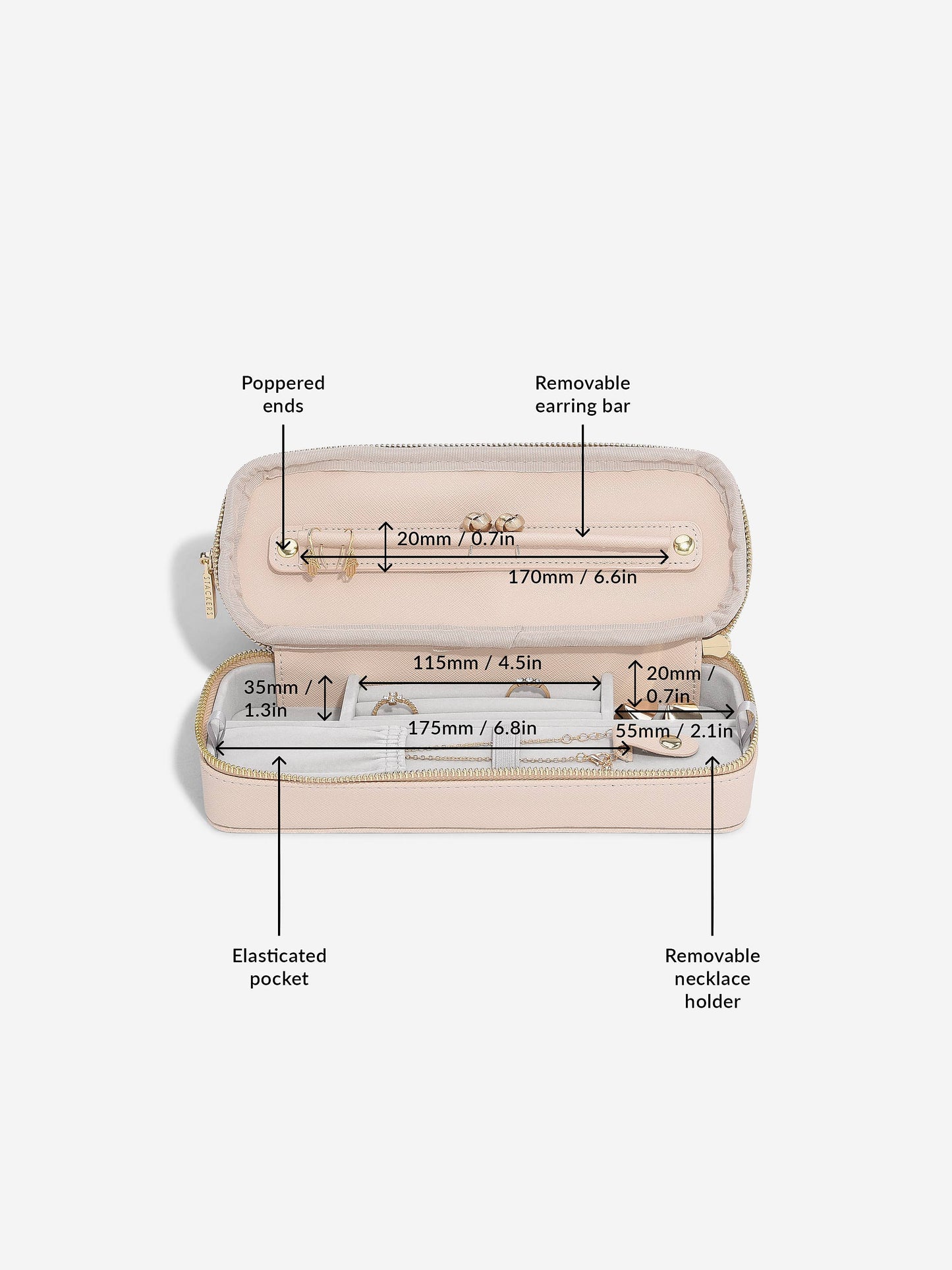 Stackers - Cosmetic and Jewellery Bag