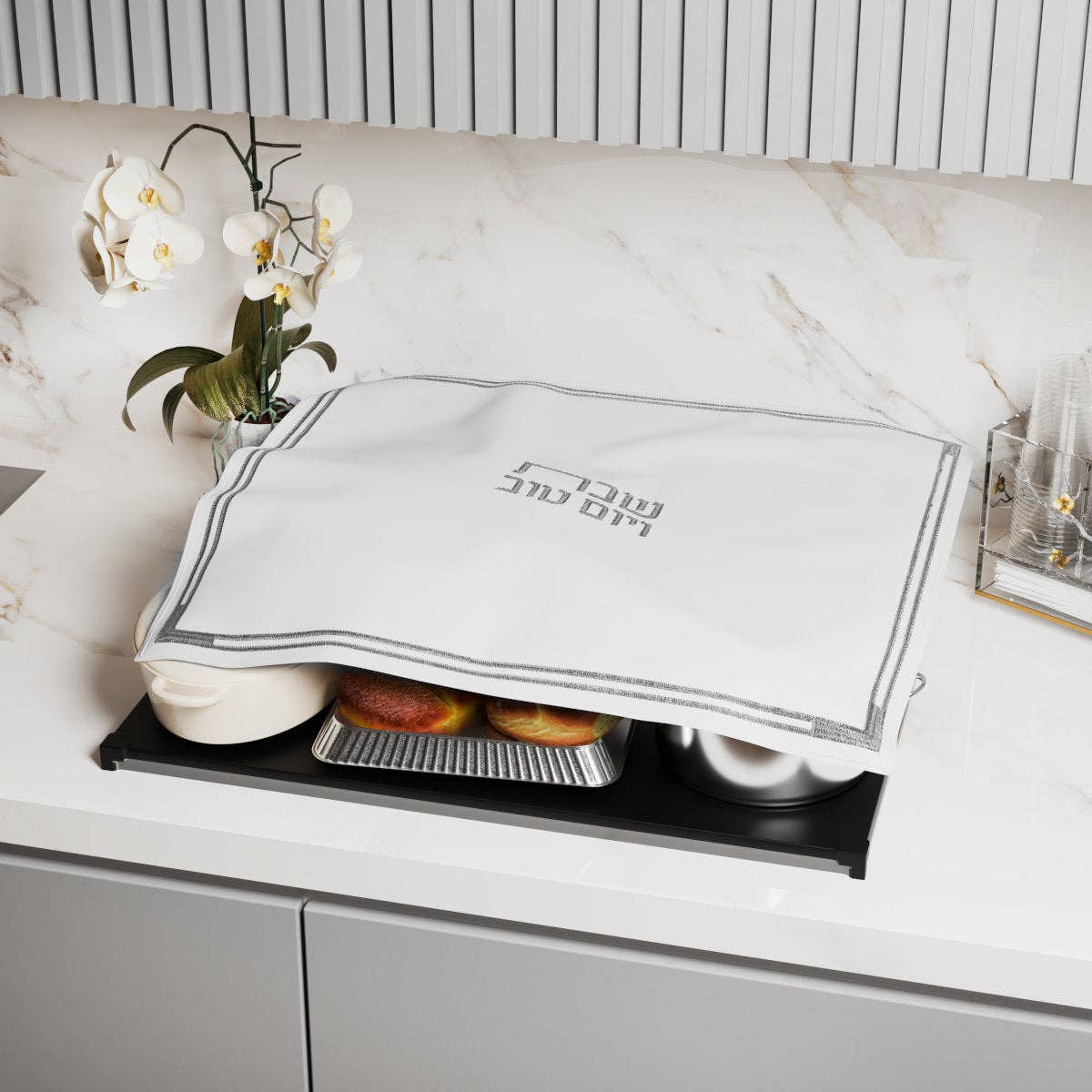 Feldart LLC - Classic Hot Plate Cover: Silver