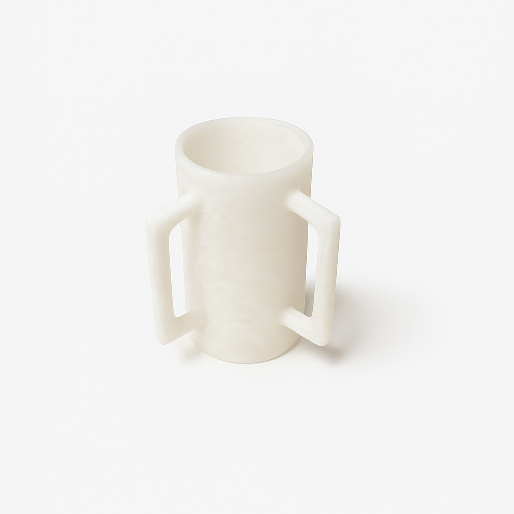 Waterdale Collection - Resin Washing Cup: Marble