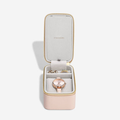 Stackers - Travel Jewellery & Watch Box- Blush Pink
