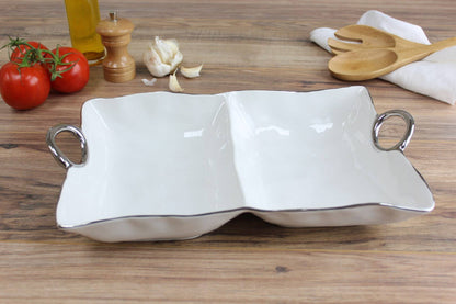 Pampa Bay - Deep 2 Section Rectangular Server