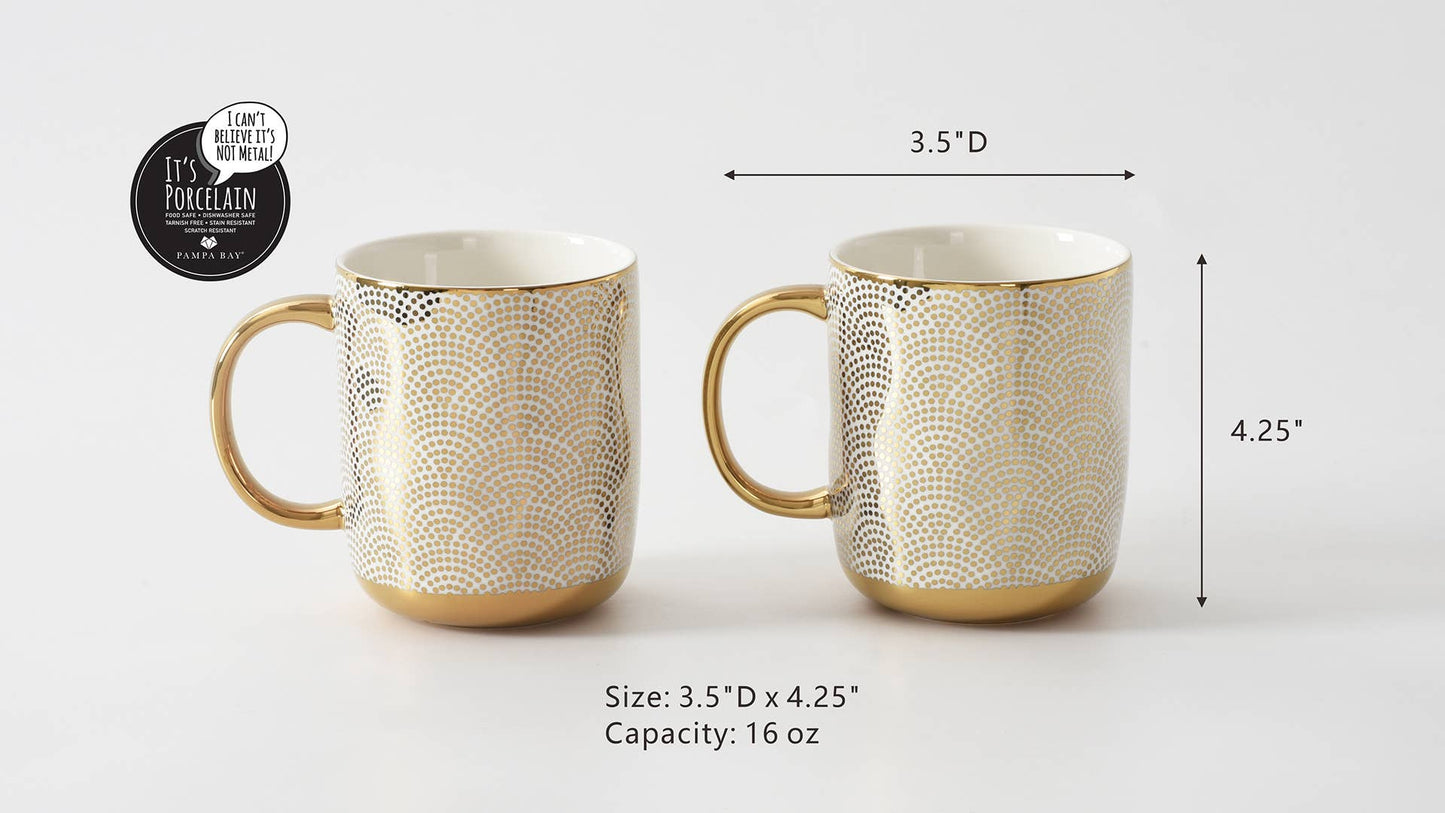 Pampa Bay - Set of 2 Dotted Mugs