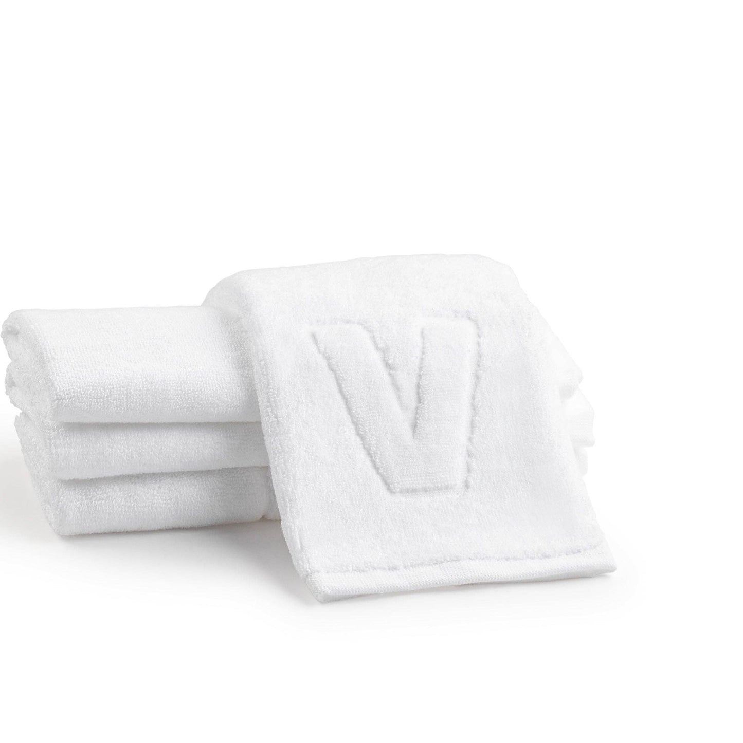Waterdale Collection - Initial Embossed Finger Towel