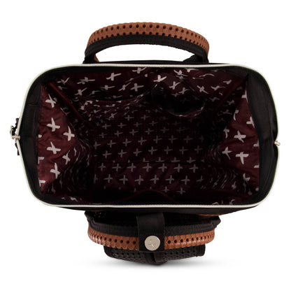 Light + Nine - Tweeny short backpac checkered black