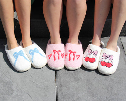 Lemonbella - Christa Cozy Slippers Cupids Bows