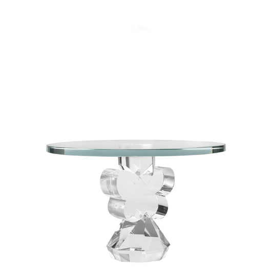 Lainy Home - 9” all clear Butterfly Cake Plate