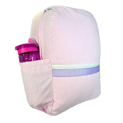 Mint - Princess Seersucker Medium Backpack w/ Pocket | Mint