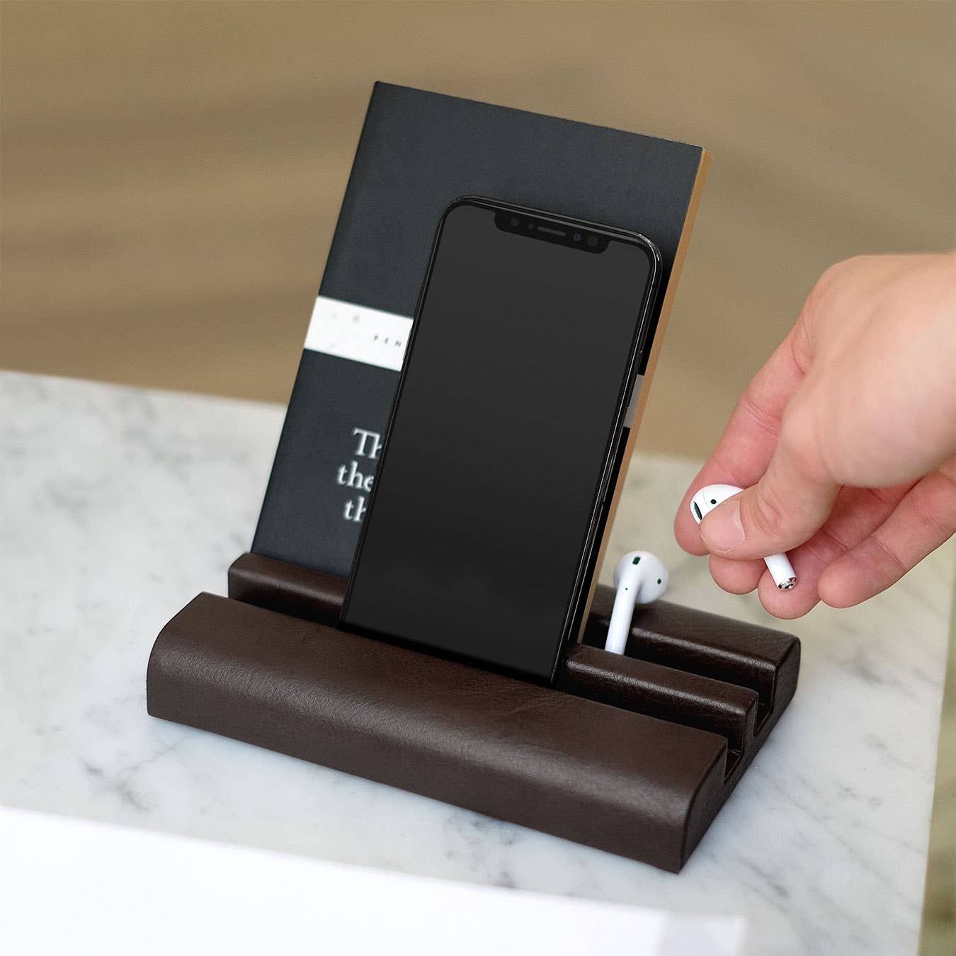 Stackers - Brown Tech Stand