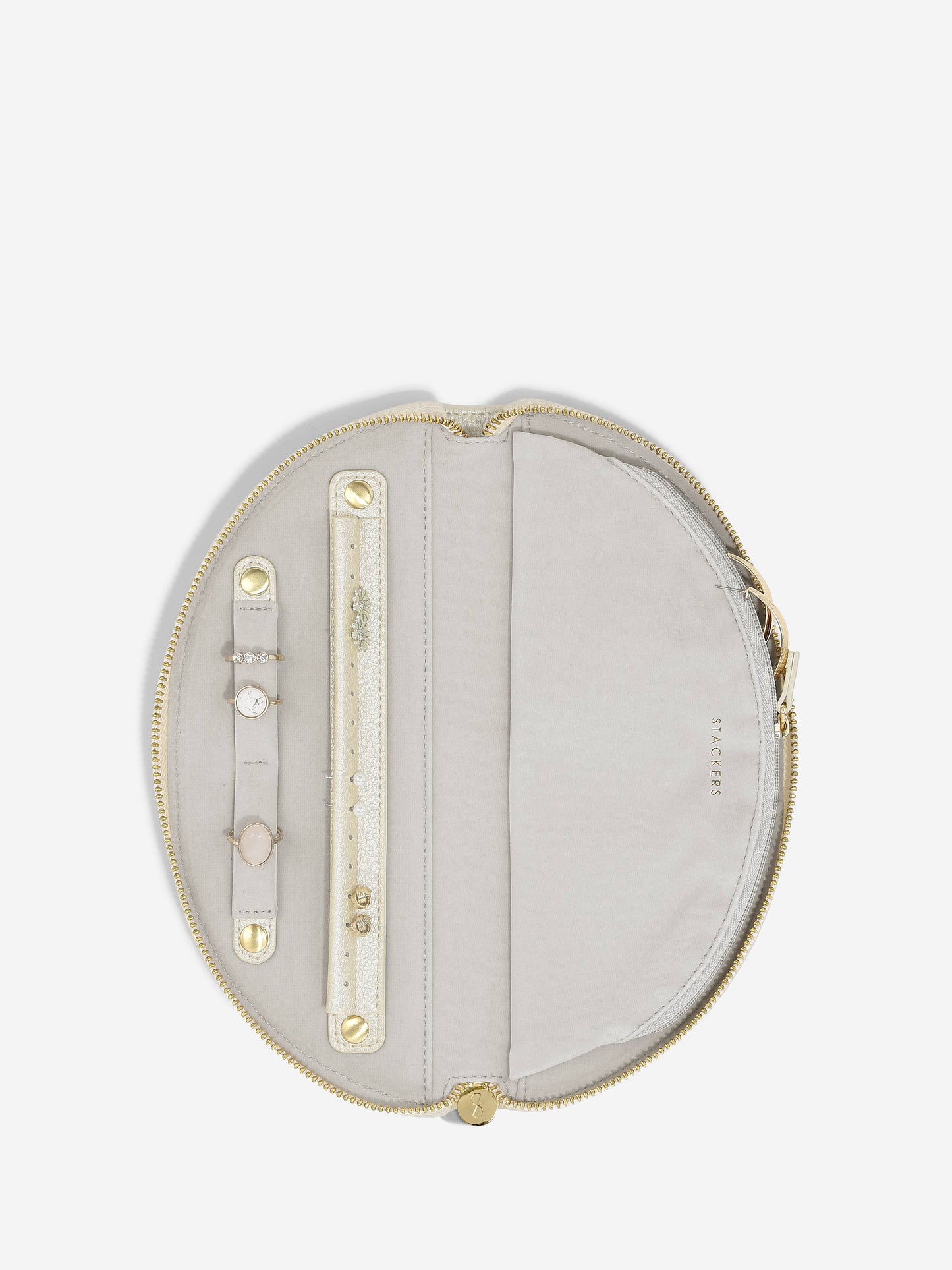 Stackers - Metallic Pearl Crescent Jewellery Roll