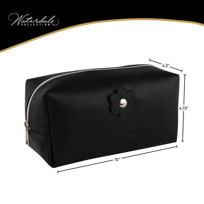 Waterdale Collection - Cosmetic Bag: Black / Smooth