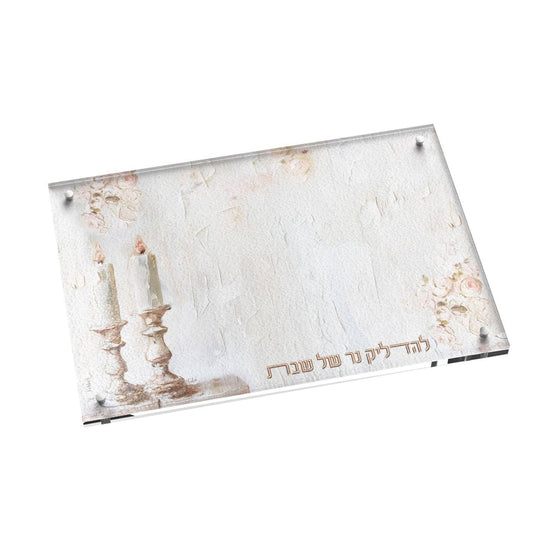 Feldart LLC - Leatherite Artwork Hadlakos Neiros Tray - Blush Rose