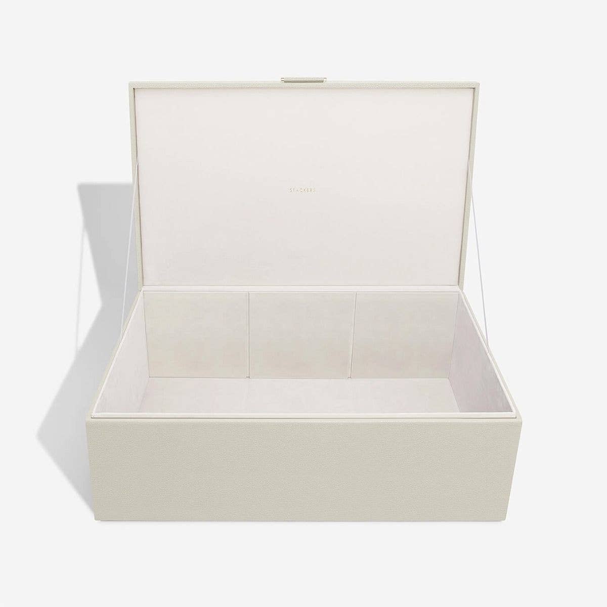 Stackers - Oatmeal & Gold Large Storage Box
