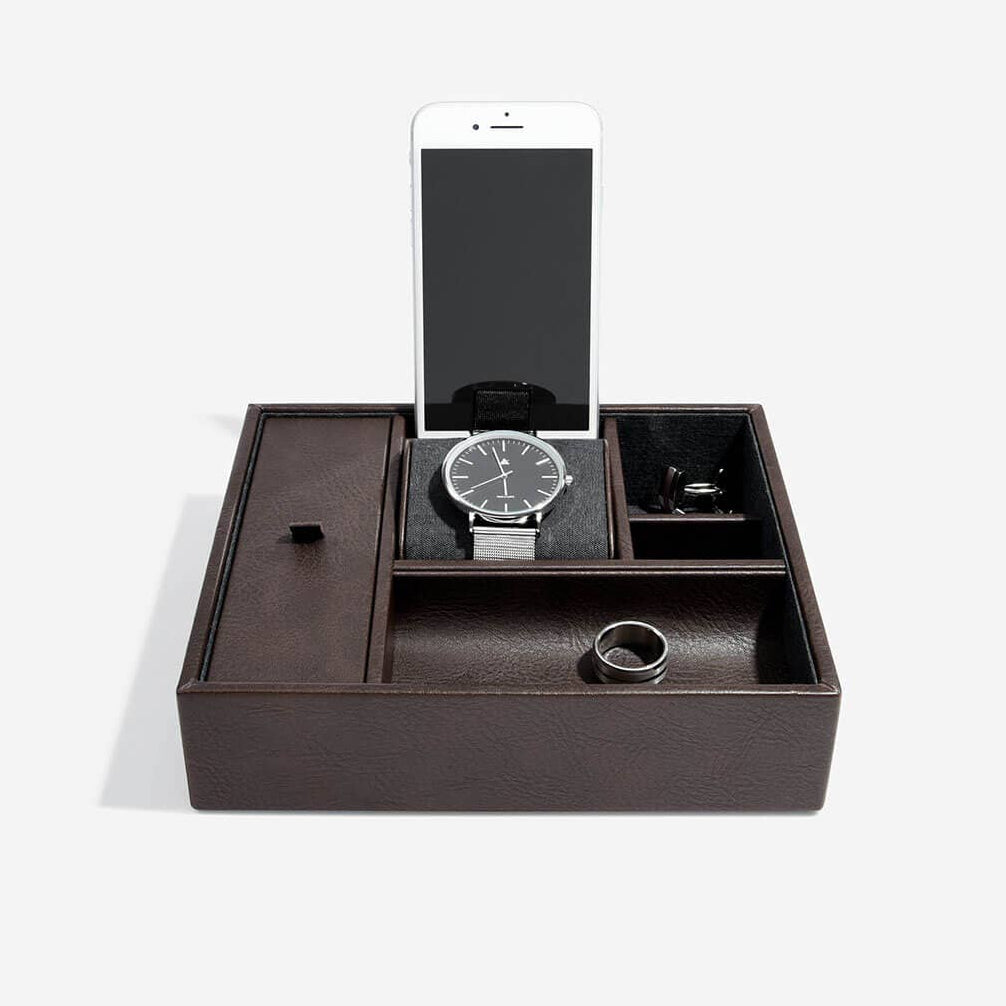 Stackers - Brown Phone Valet