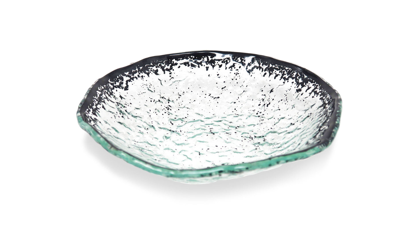 VIVIENCE - Salad Bowl with Scattered Black Design: Large